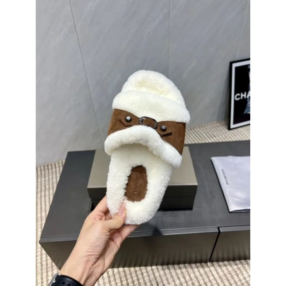 2025FW レディース ファースリッパ BALENCIAGA バレンシアガ 冬コーデを格上げする高品質レプリカ 商品画像 4