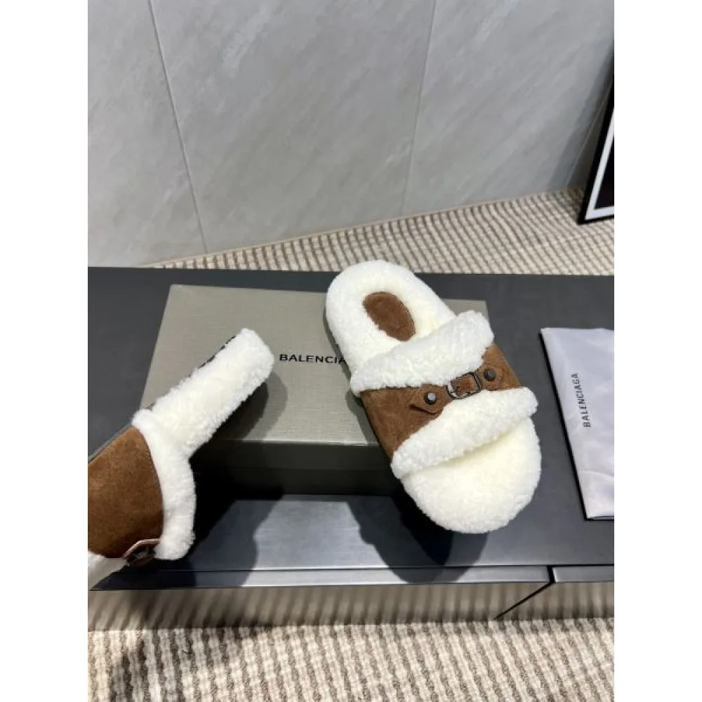 2025FW レディース ファースリッパ BALENCIAGA バレンシアガ 冬コーデを格上げする高品質レプリカ 商品画像 7