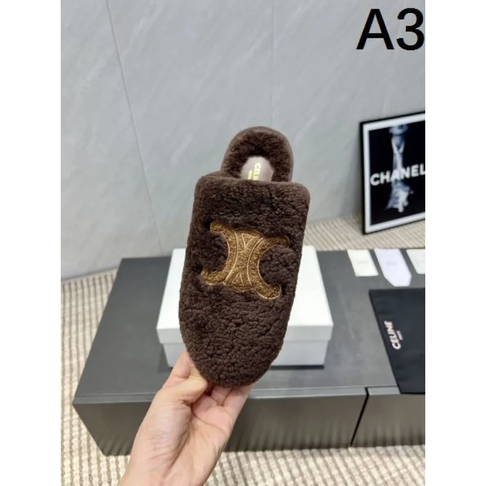 2025FW レディース ファースリッパ CELINE セリーヌ 豊富なカラーバリエが魅力の人気モデル 商品画像 3
