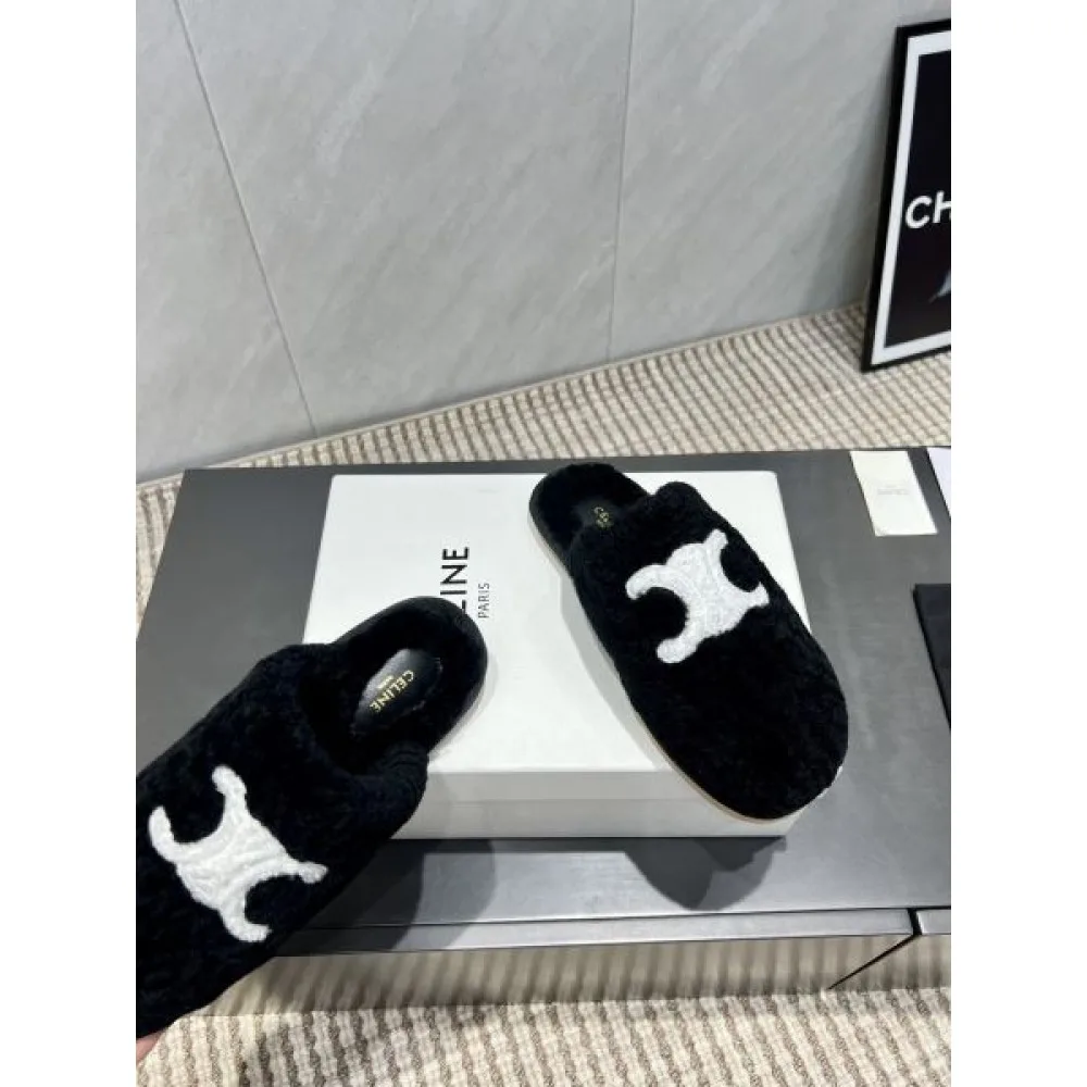 2025FW レディース ファースリッパ CELINE セリーヌ 豊富なカラーバリエが魅力の人気モデル 商品画像 8