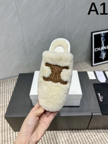 2025FW レディース ファースリッパ CELINE セリーヌ 豊富なカラーバリエが魅力の人気モデル 商品画像 10