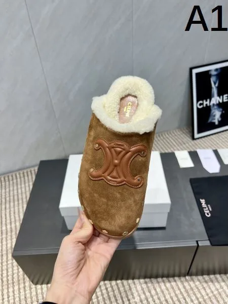 2025FW レディース ファースリッパ CELINE セリーヌ 美バランスで履き心地抜群の上品レプリカ 商品画像 10
