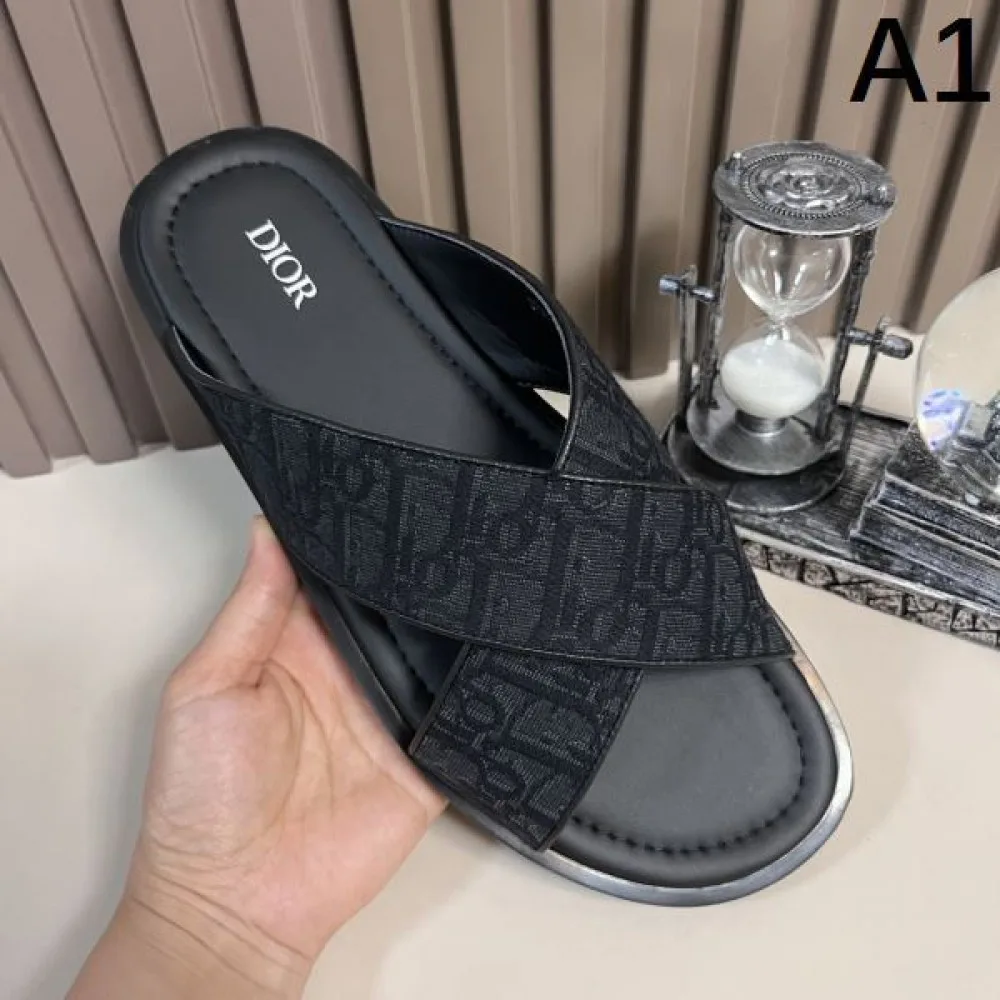 DIOR ディオール 2025SS キレイ色チェック春夏 メンズ用 サンダル 商品画像 1