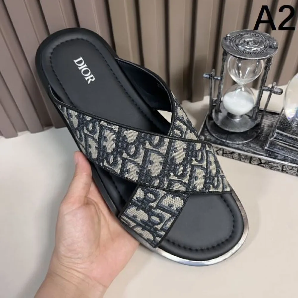 DIOR ディオール 2025SS キレイ色チェック春夏 メンズ用 サンダル 商品画像 2