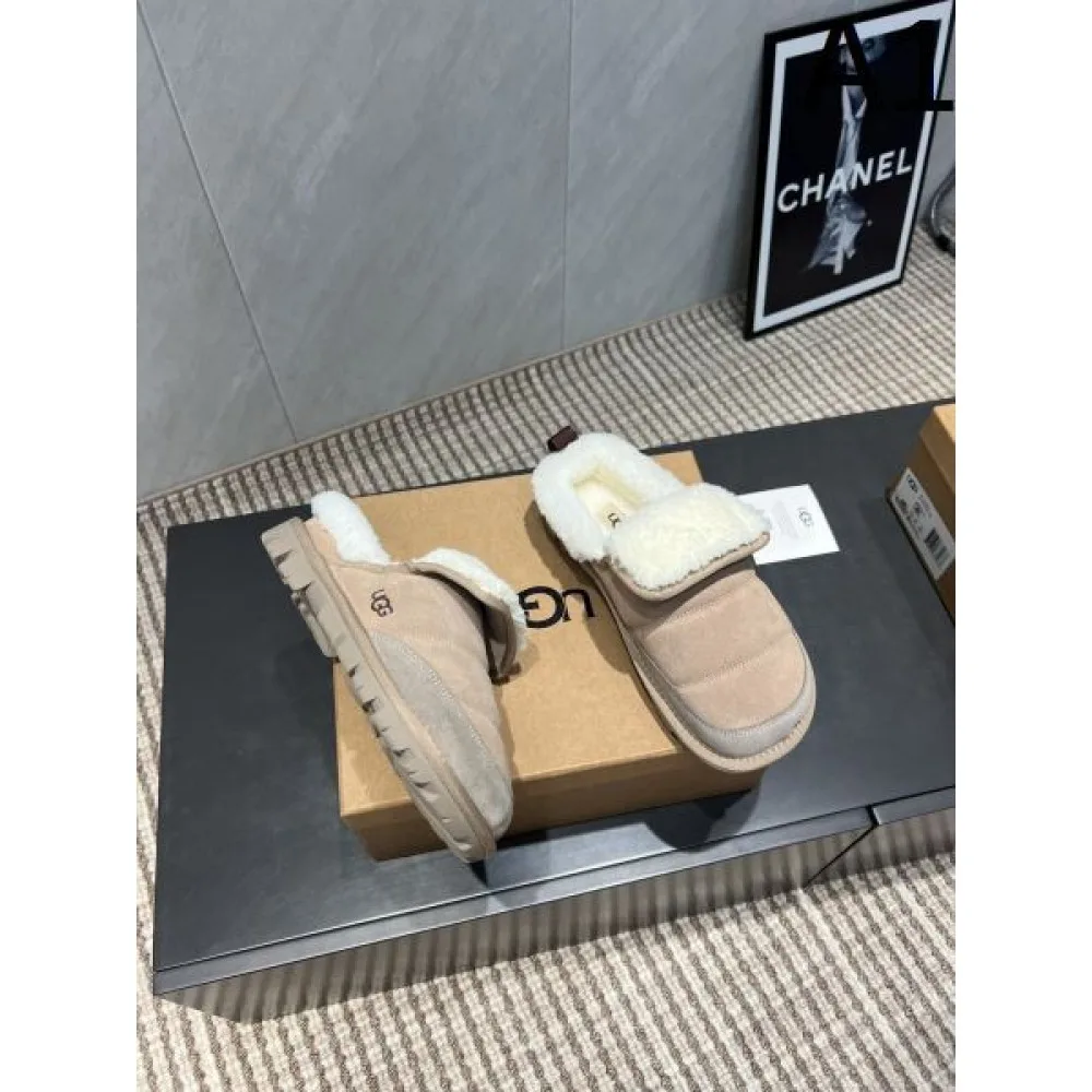 2025FW レディース ファースリッパ UGG アグ 海外限定入荷の高品質レプリカスリッパ 商品画像 1