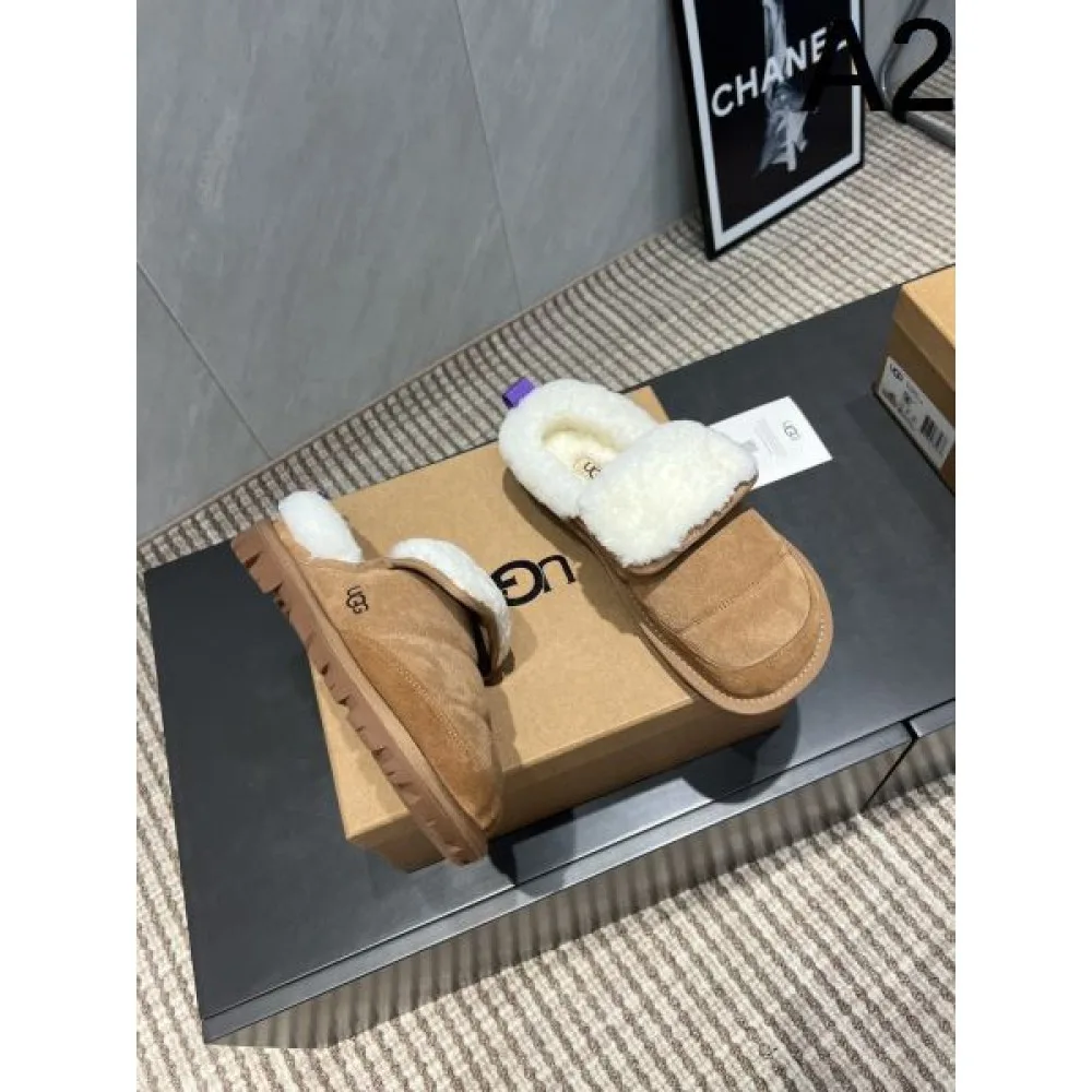 2025FW レディース ファースリッパ UGG アグ 海外限定入荷の高品質レプリカスリッパ 商品画像 2