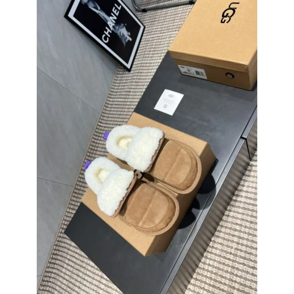 2025FW レディース ファースリッパ UGG アグ 海外限定入荷の高品質レプリカスリッパ 商品画像 5