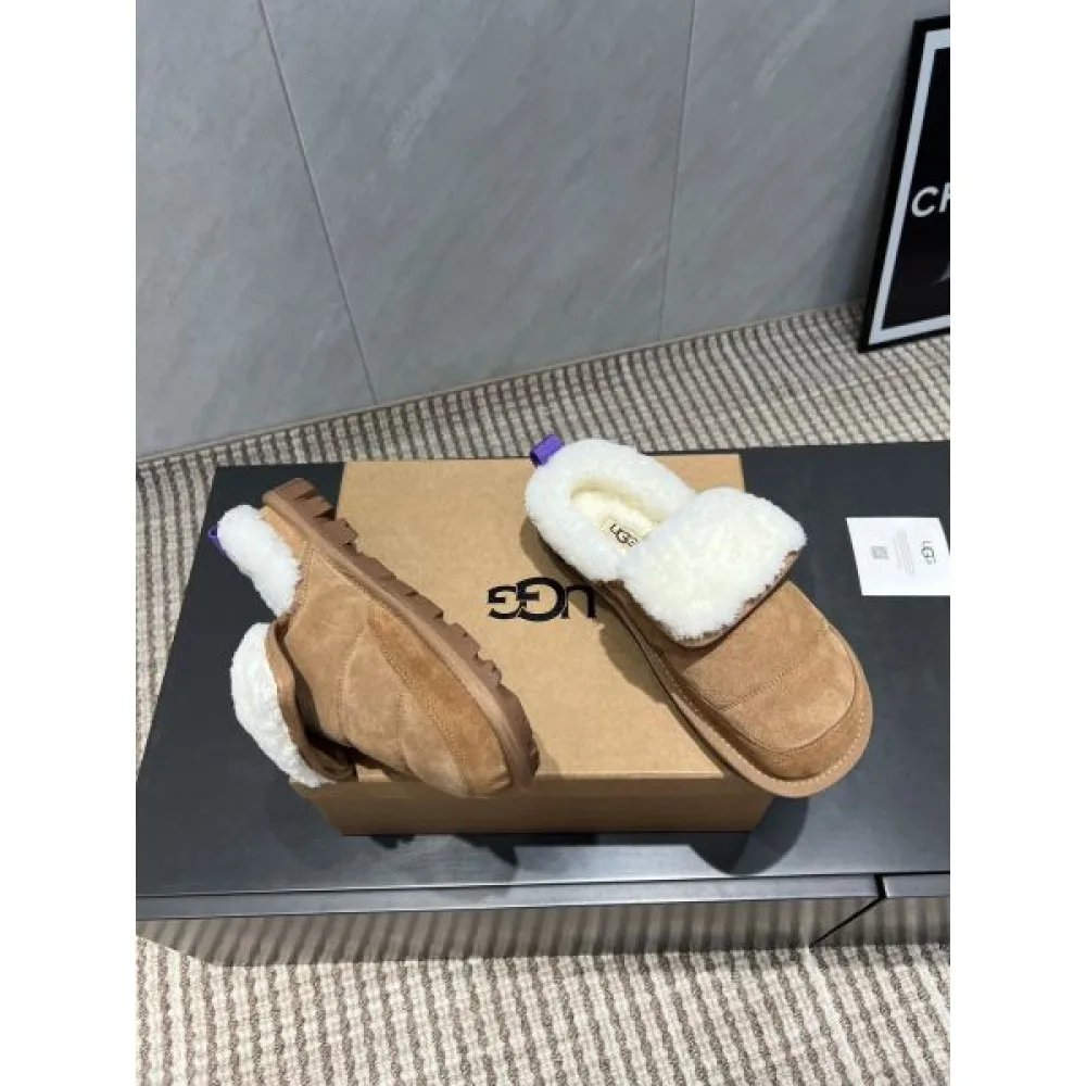 2025FW レディース ファースリッパ UGG アグ 海外限定入荷の高品質レプリカスリッパ 商品画像 6