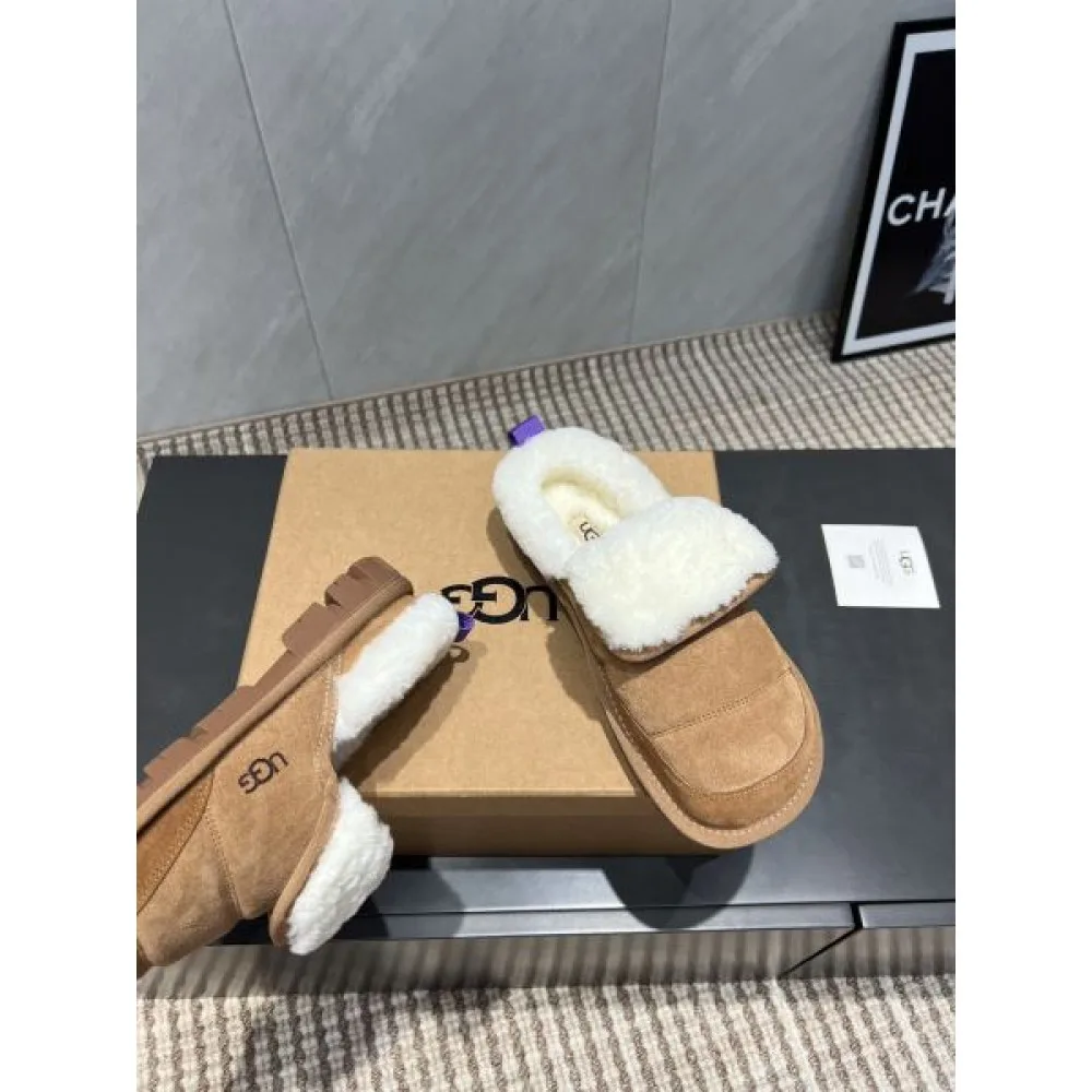 2025FW レディース ファースリッパ UGG アグ 海外限定入荷の高品質レプリカスリッパ 商品画像 7
