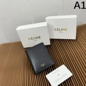 2025FW 二つ折り財布 CELINE セリーヌ 今季注目の目が離せない冬季新作 商品画像 1