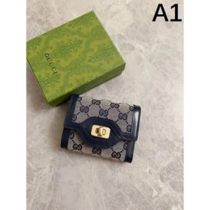 2025SS 抜群なブランドプリント GUCCI グッチ 三つ折り財布 商品画像 1