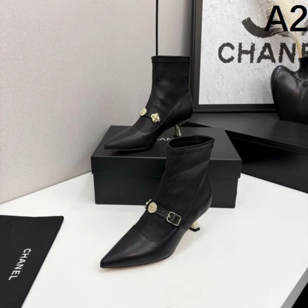 2025FW レディース ブーツ CHANEL シャネル 今冬必ず流行る上品ブーツ高品質復刻 商品画像 2