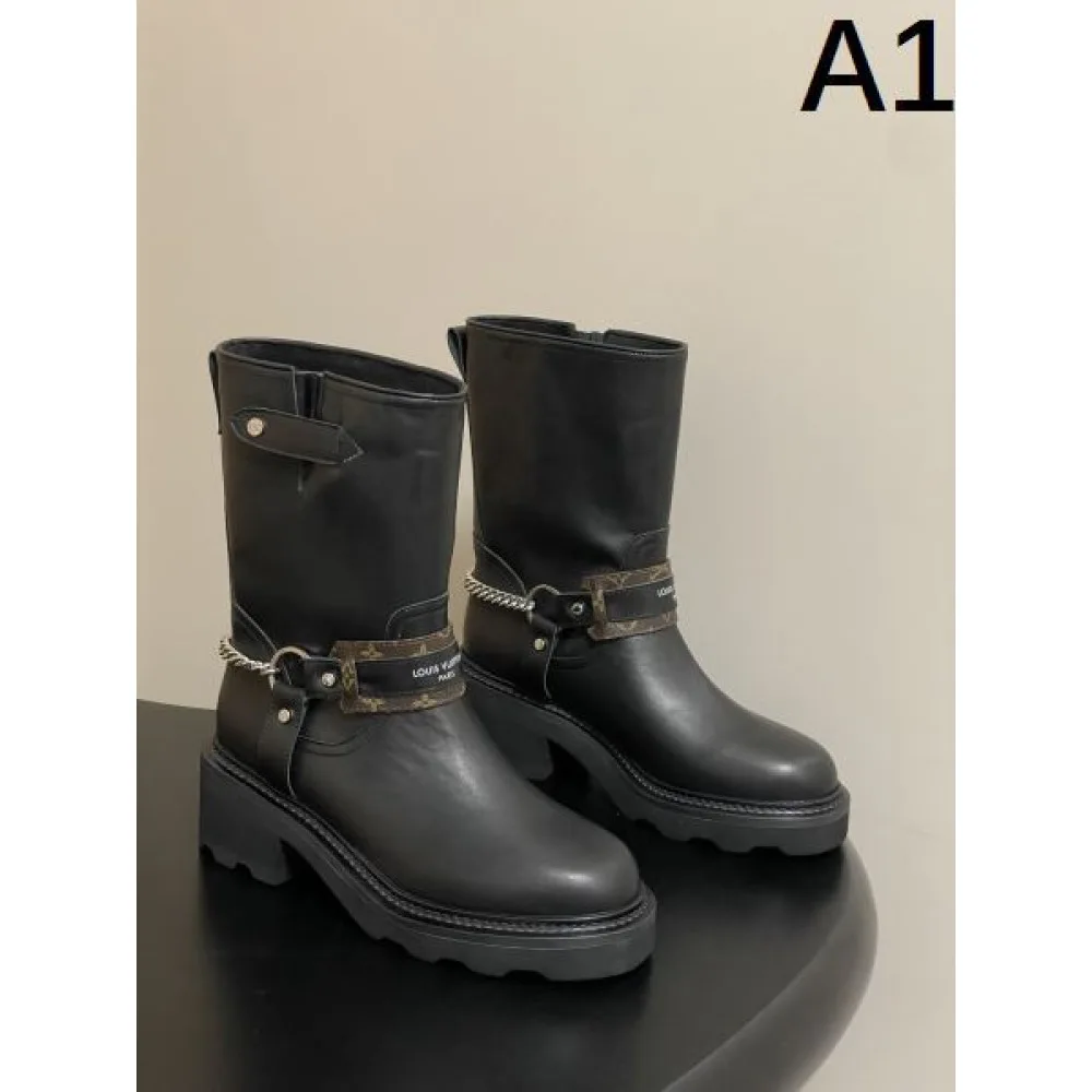 2025FW レディース ブーツ LOUIS VUITTON ルイヴィトン ファン必見の秋冬限定レプリカ 商品画像 1