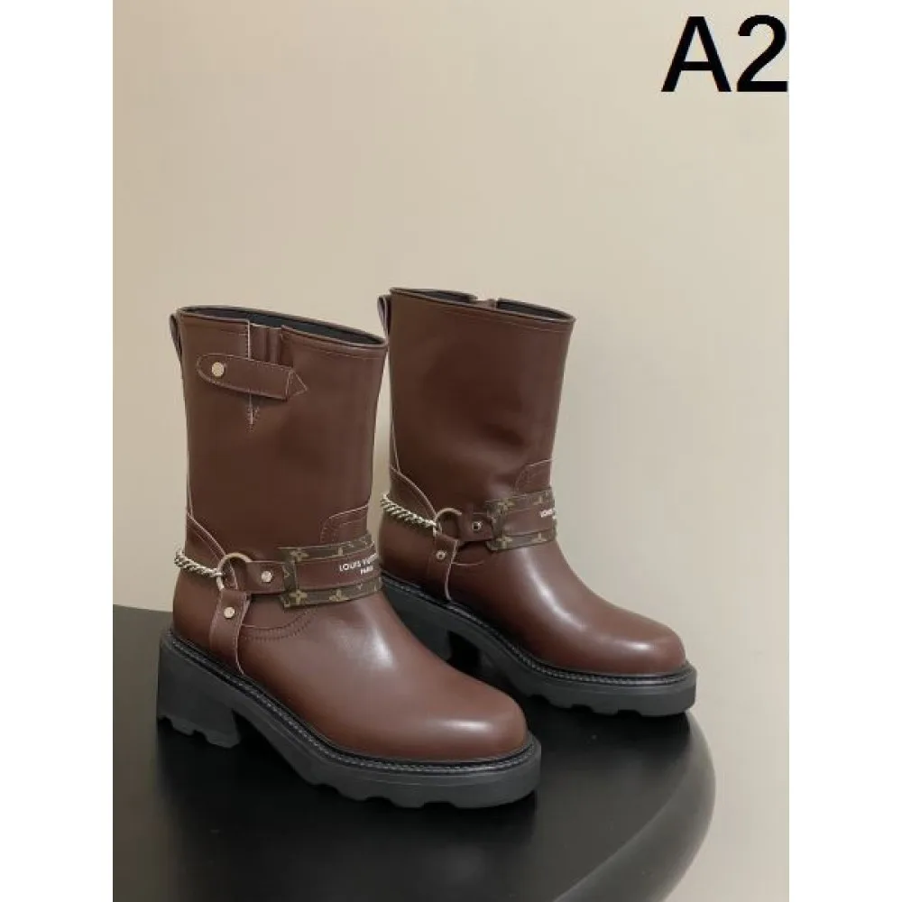 2025FW レディース ブーツ LOUIS VUITTON ルイヴィトン ファン必見の秋冬限定レプリカ 商品画像 2