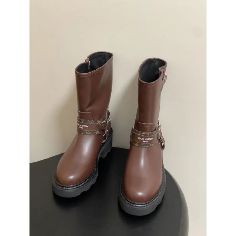 2025FW レディース ブーツ LOUIS VUITTON ルイヴィトン ファン必見の秋冬限定レプリカ 商品画像 3