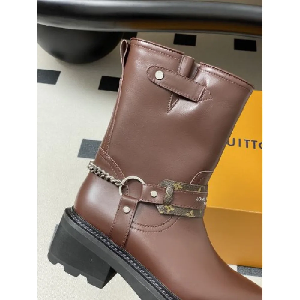 2025FW レディース ブーツ LOUIS VUITTON ルイヴィトン ファン必見の秋冬限定レプリカ 商品画像 6