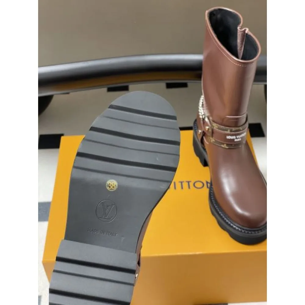 2025FW レディース ブーツ LOUIS VUITTON ルイヴィトン ファン必見の秋冬限定レプリカ 商品画像 9