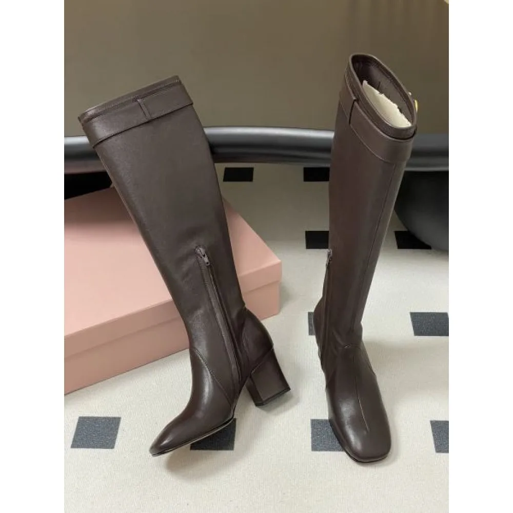 2025FW レディース ブーツ MIU MIU ミュウミュウ 目が離せない秋冬新作レプリカ 商品画像 5
