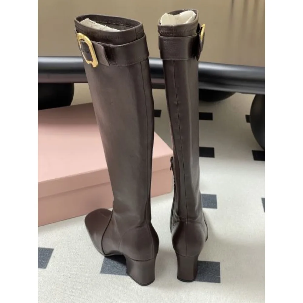 2025FW レディース ブーツ MIU MIU ミュウミュウ 目が離せない秋冬新作レプリカ 商品画像 8