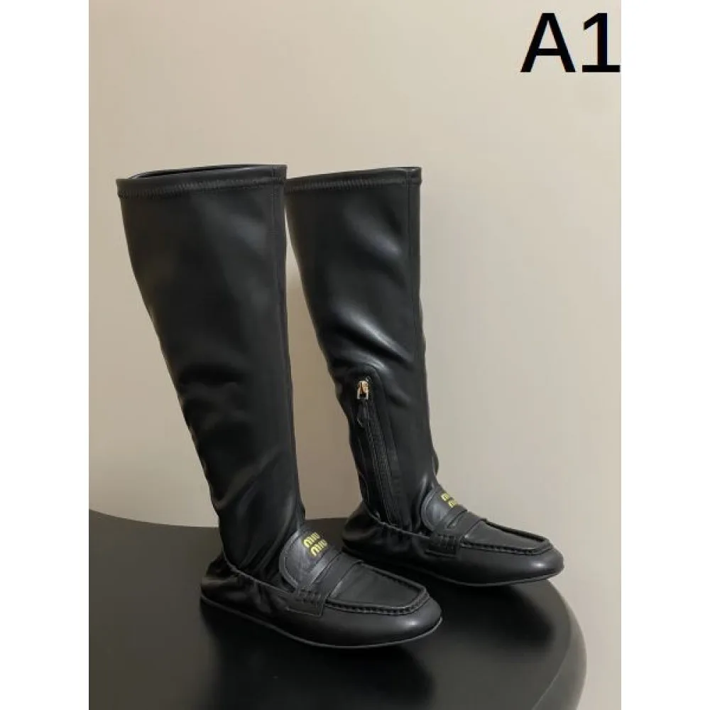 2025FW レディース ブーツ MIU MIU ミュウミュウ 魅力的な価格で楽しむ高品質レプリカ 商品画像 1