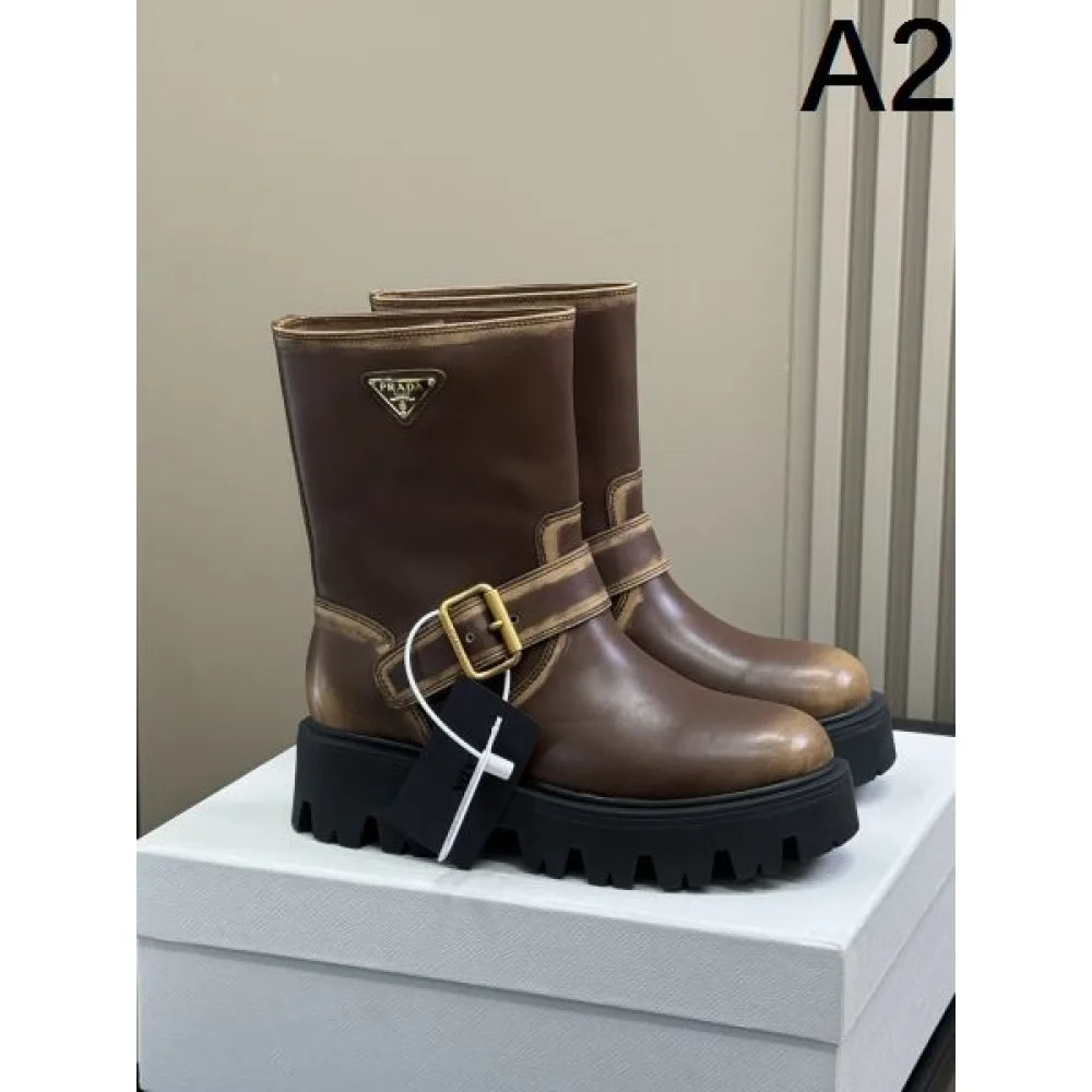 2025FW レディース ブーツ PRADA プラダ 一目置かれる秋冬最新トレンドブーツ 商品画像 2