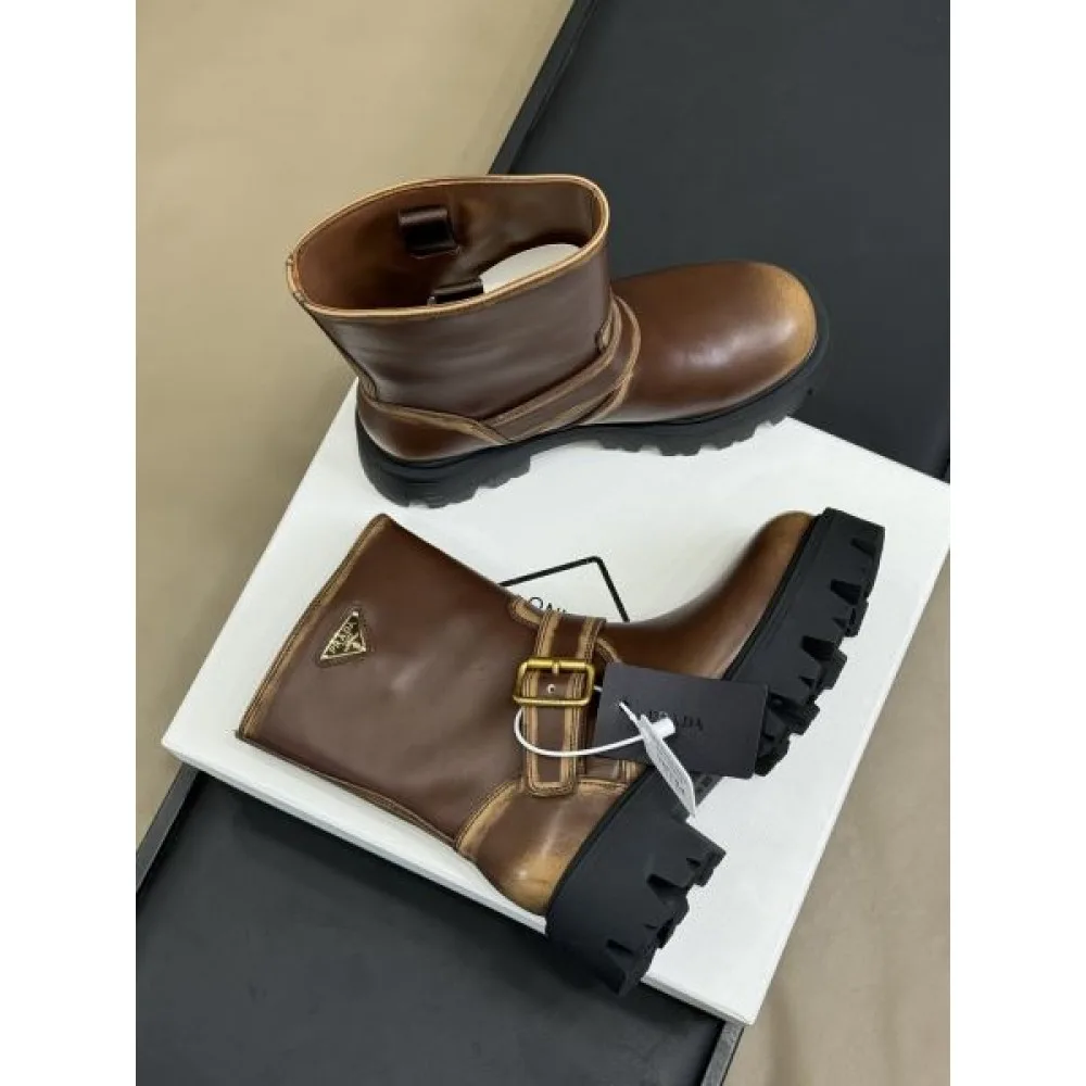 2025FW レディース ブーツ PRADA プラダ 一目置かれる秋冬最新トレンドブーツ 商品画像 5