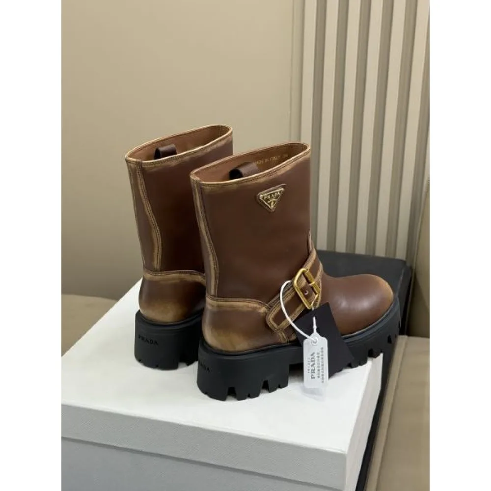 2025FW レディース ブーツ PRADA プラダ 一目置かれる秋冬最新トレンドブーツ 商品画像 6