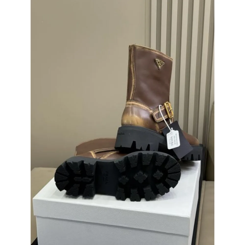 2025FW レディース ブーツ PRADA プラダ 一目置かれる秋冬最新トレンドブーツ 商品画像 7