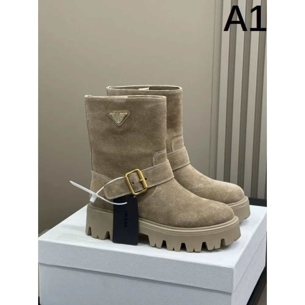 2025FW レディース ブーツ PRADA プラダ 期待度抜群の高品質レプリカアイテム 商品画像 1
