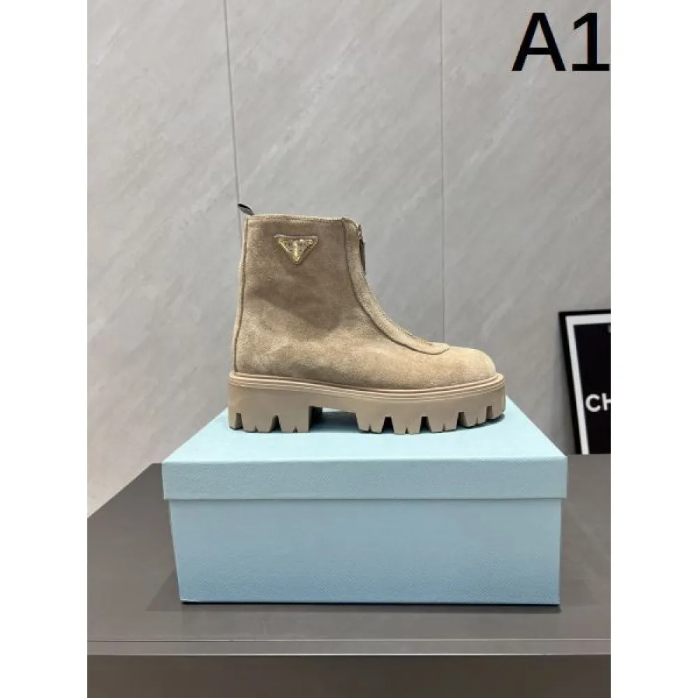 2025FW レディース ブーツ PRADA プラダ 日本未上陸注目ブランドレプリカ 商品画像 1