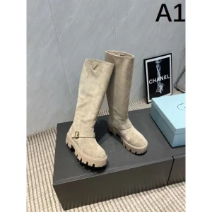 2025FW レディース ブーツ PRADA プラダ 大人の印象を放つ上品レプリカ 商品画像 1