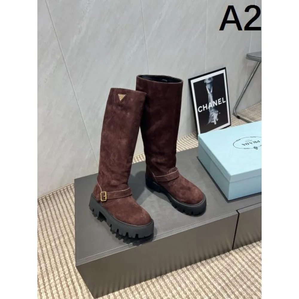 2025FW レディース ブーツ PRADA プラダ 大人の印象を放つ上品レプリカ 商品画像 2