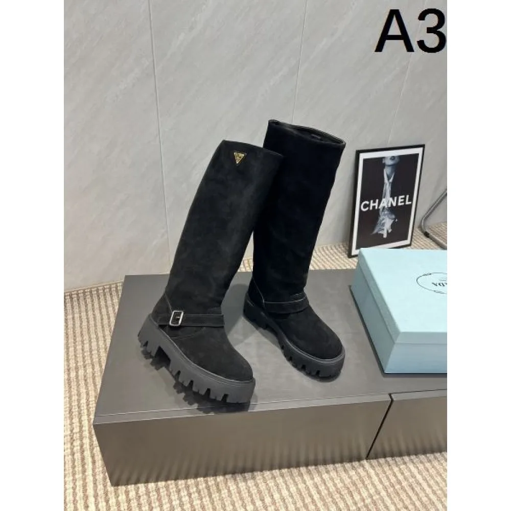 2025FW レディース ブーツ PRADA プラダ 大人の印象を放つ上品レプリカ 商品画像 3