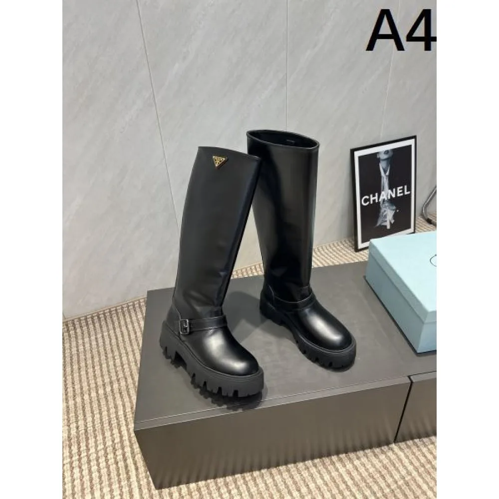 2025FW レディース ブーツ PRADA プラダ 大人の印象を放つ上品レプリカ 商品画像 4