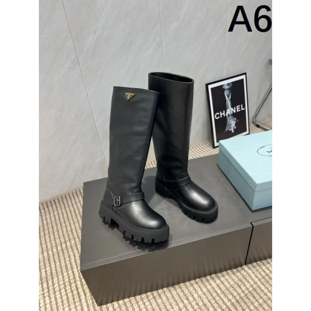 2025FW レディース ブーツ PRADA プラダ 大人の印象を放つ上品レプリカ 商品画像 6