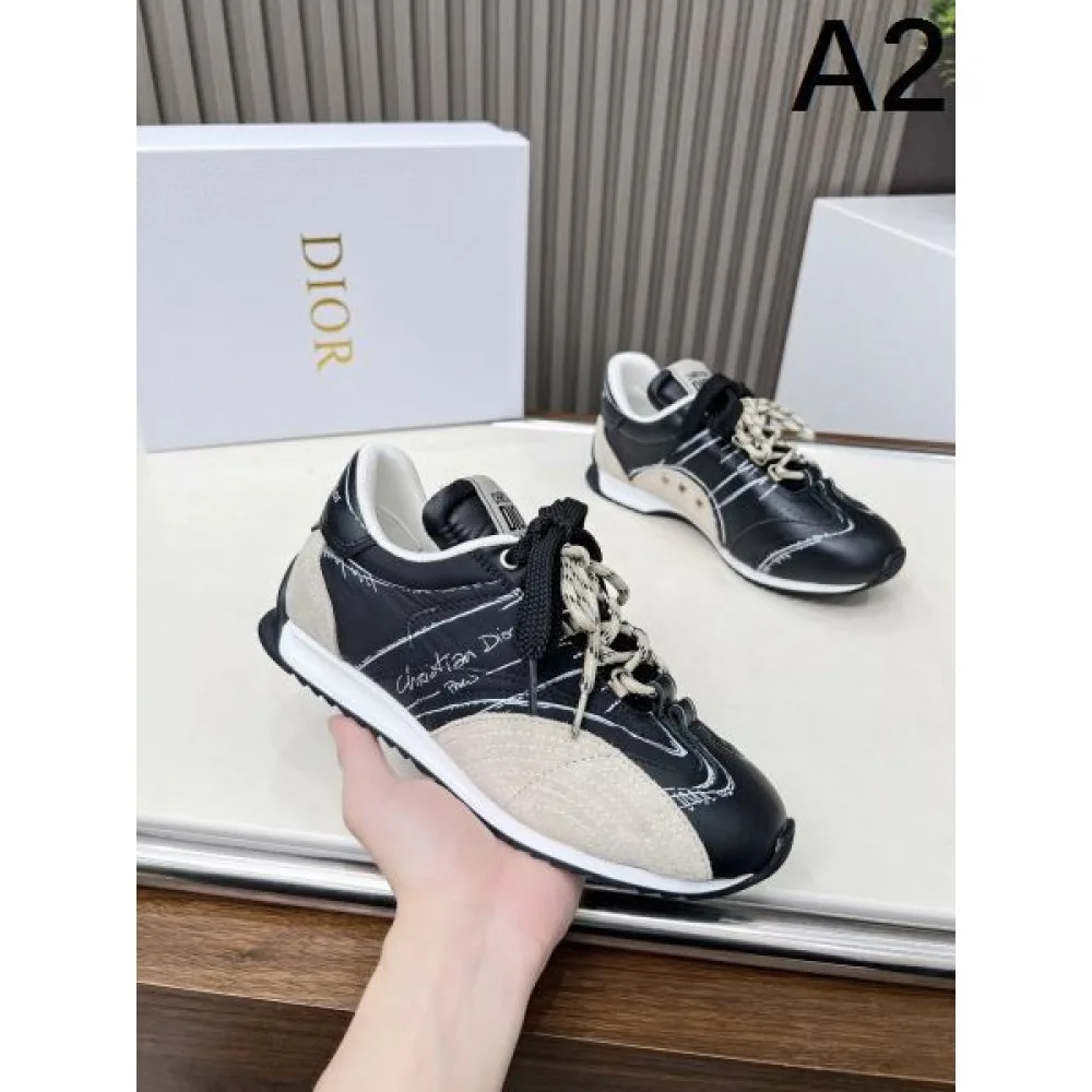 2025SS DIOR ディオール キレイ色チェック春夏 レディース用 スニーカー 商品画像 2
