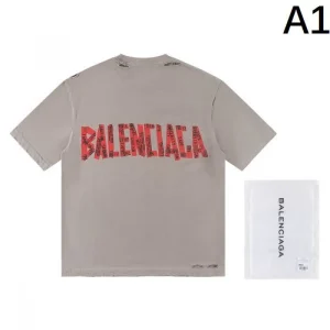 2026新品 半袖Tシャツ BALENCIAGA バレンシアガ 洗練されたロゴデザイン 商品画像 1