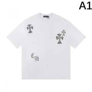 2026新品 半袖Tシャツ CHROME HEARTS クロムハーツ クールなストリートデザイン 商品画像 1