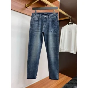 2026新品 ジーンズ CHROME HEARTS クロムハーツ 定番人気の薄手ソフトデニム 商品画像 1