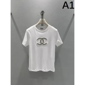 2026新品 半袖Tシャツ CHANEL シャネル 洗練された大人カジュアル 商品画像 1