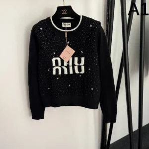 2026年新作 MIU MIU ミュウミュウ 長袖ニット セール新品 商品画像 1